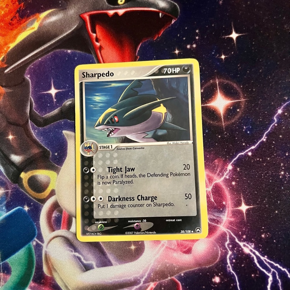 Pokémon sharpedo ex power keepers card